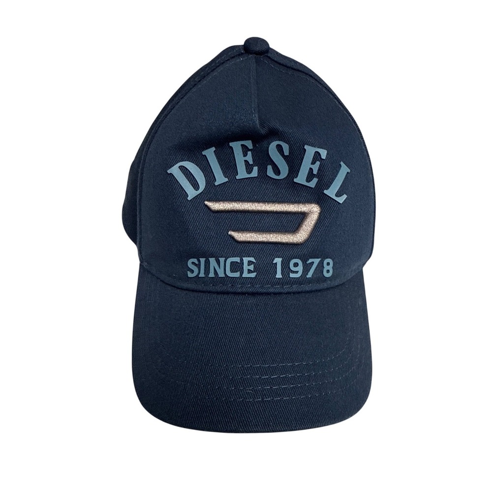 Diesel Baseball‎ Cap Kids 01 Navy Blue Embroidered Logo Since 1978 Strapback Hat
